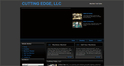 Desktop Screenshot of cuttingedgemachinetools.com