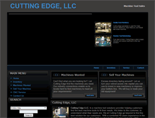 Tablet Screenshot of cuttingedgemachinetools.com